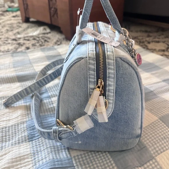Coach Large Rowan Loved Denim BNWT - Picture 3 of 5